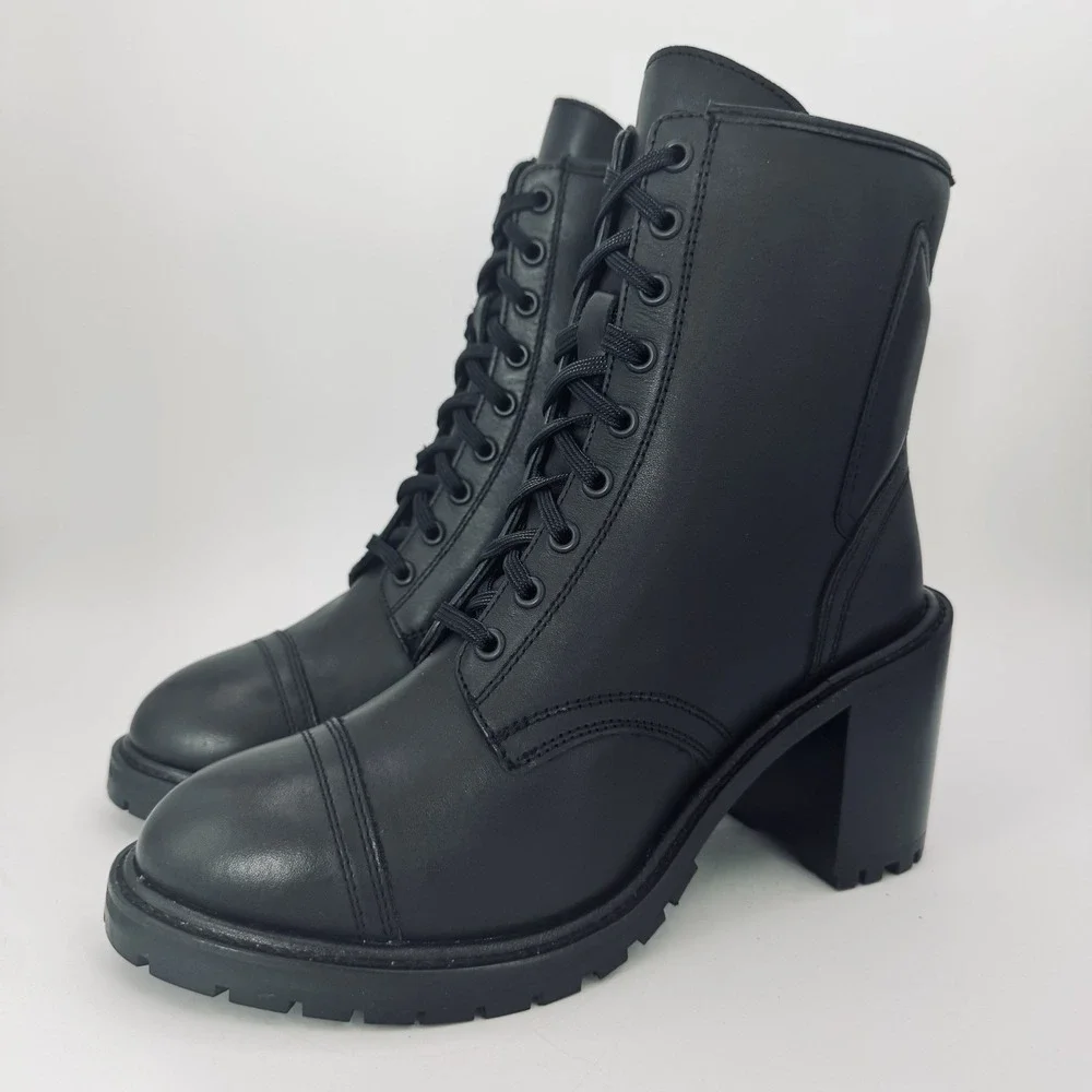 Thursday‎ Boot Co. Rebel Boots Women's Size 8.5 Black Leather